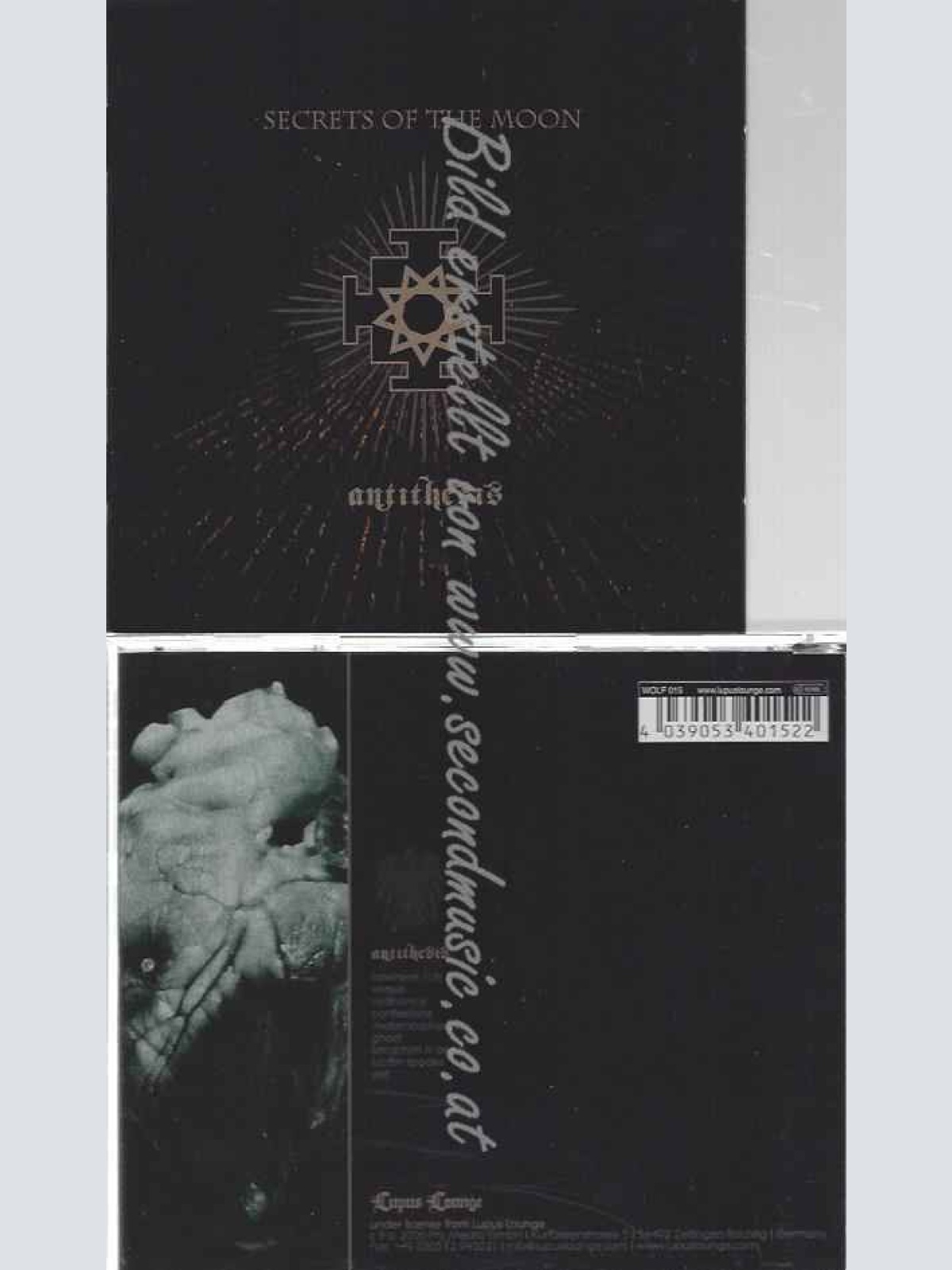 CD--Secrets of the Moon  --Antithesis