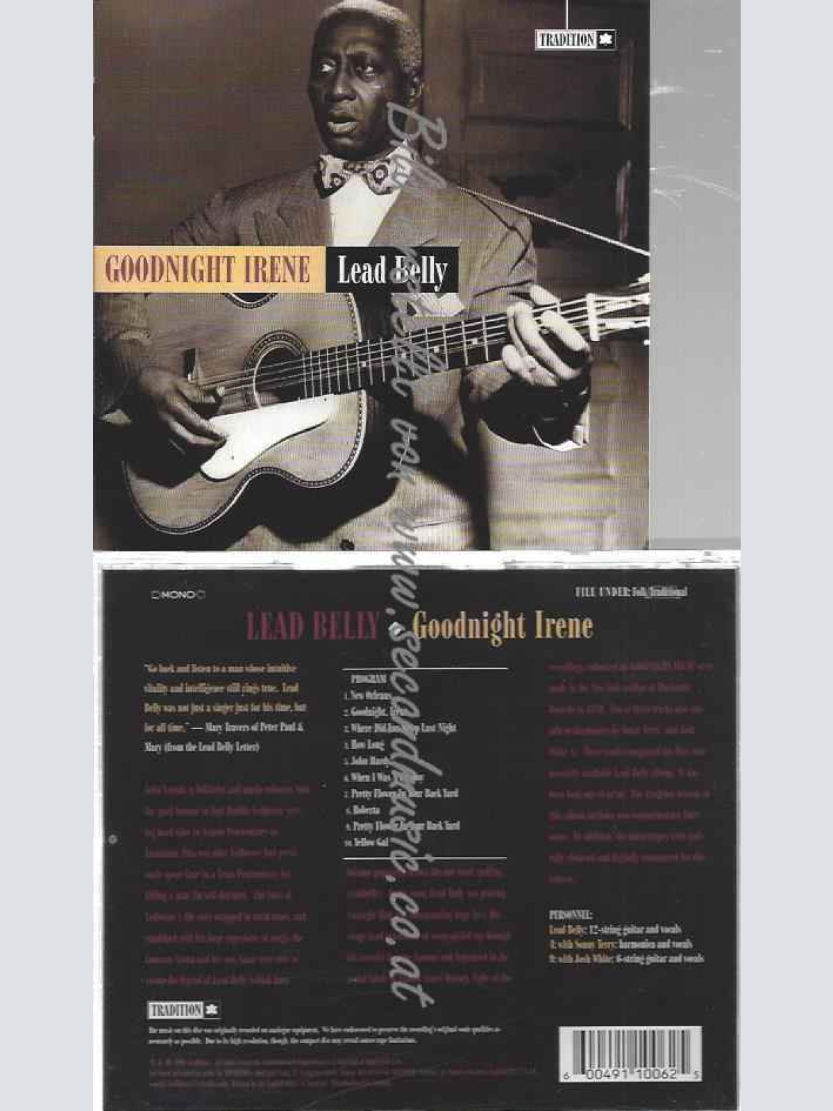 CD--Leadbelly--Goodnight Irene