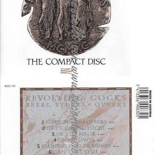 CD--Revolting Cocks--Beers, steers + queers