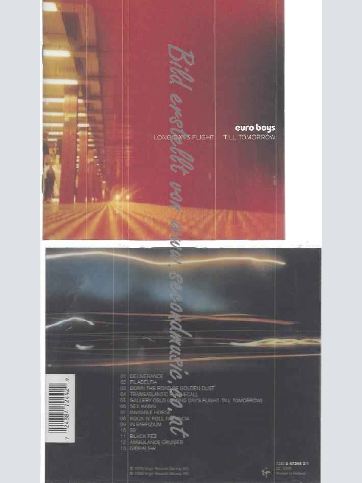 CD--Euro Boys--Long Day'S Flight Till Tomorro