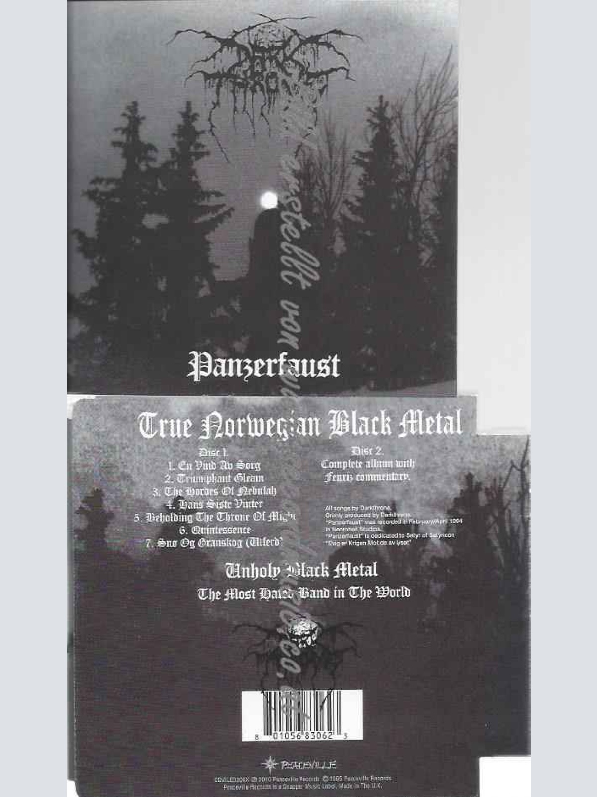 CD--Darkthrone  --Panzerfaust