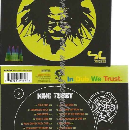 CD--King Tubby  --Select Cuts- Percent of Dub