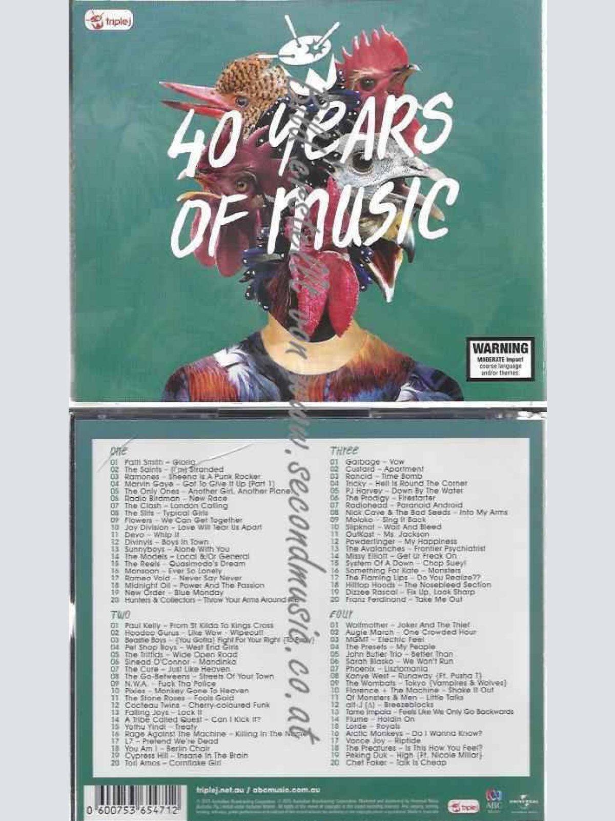 CD--Various/ Various Artists  --40  Years Of Music