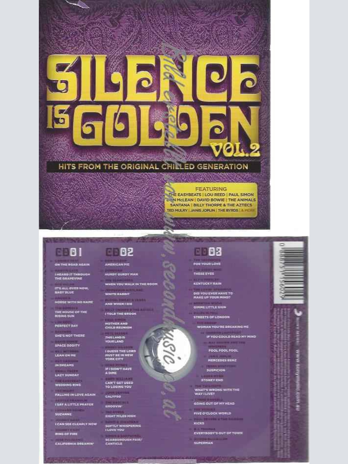 CD--Silence Is Golden Vol : Hits  --Silence Is Golden Vol : Hits