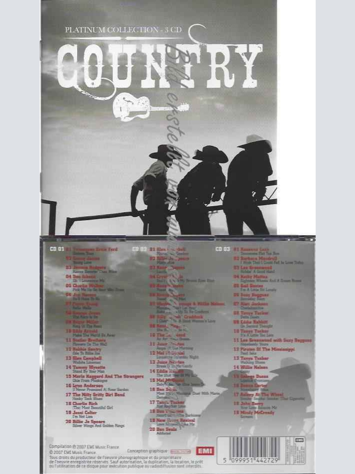 CD--Various  --Platinum Collection Country