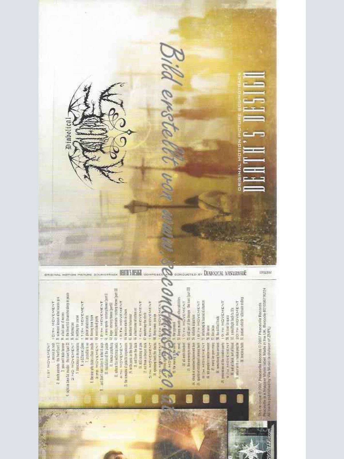 CD--Diabolical Masquerade  --Death'S Design