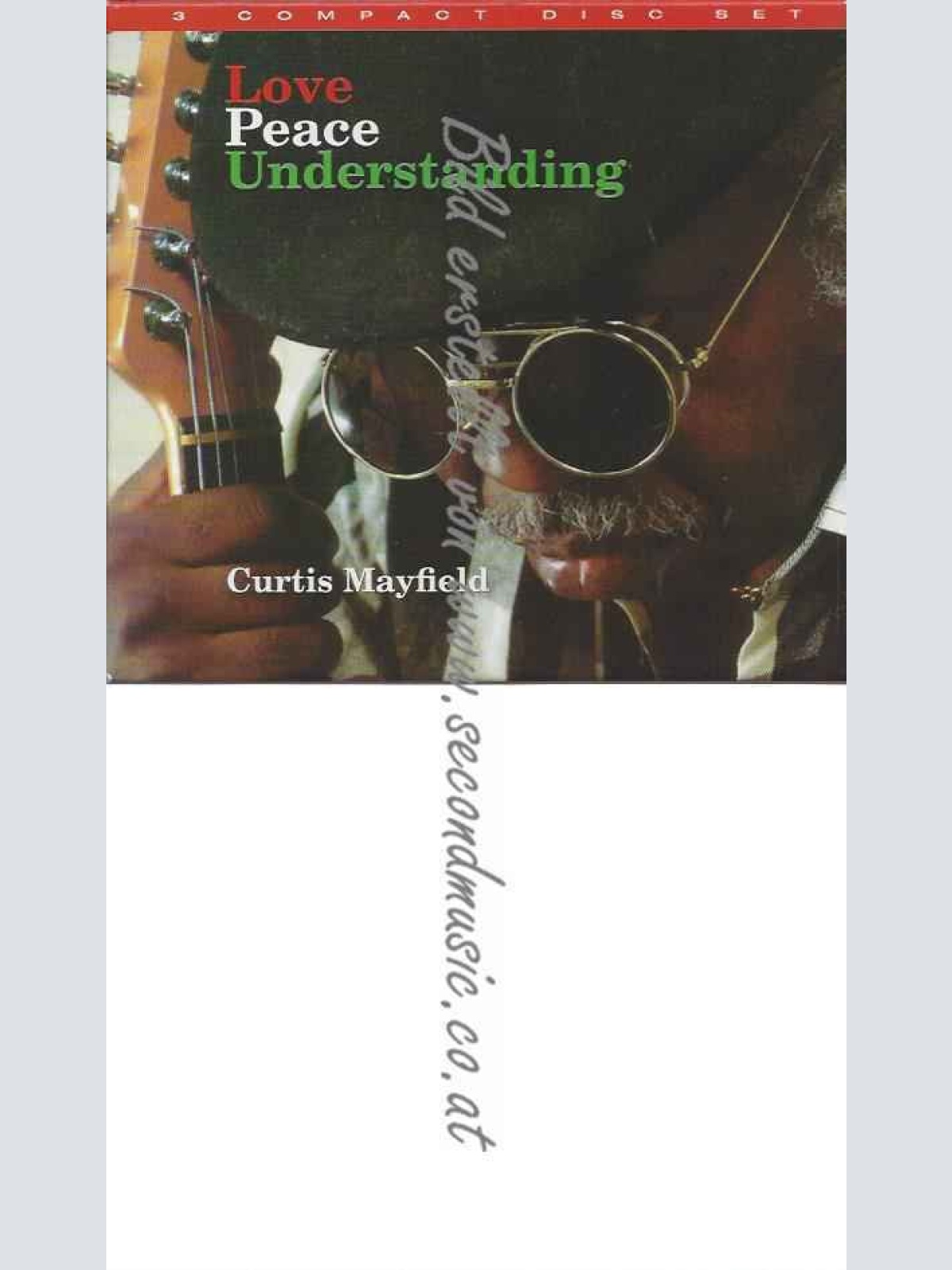 CD--Curtis Mayfield  --Love Peace Understanding