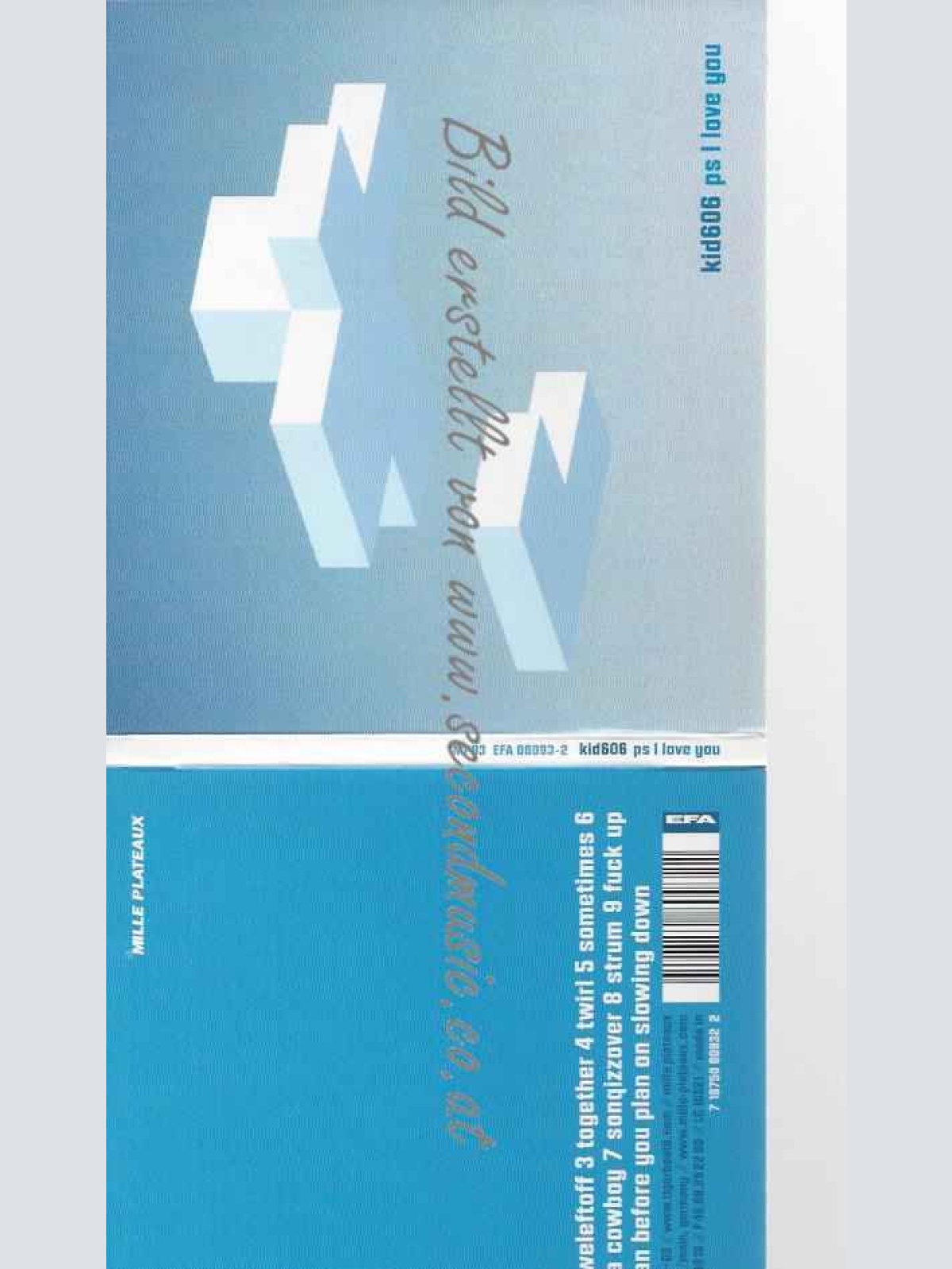 CD--Kid 606   --P.S.I Love You