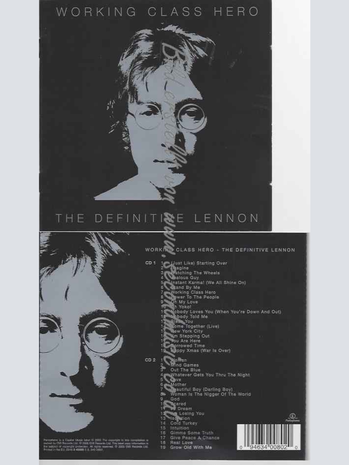 CD--John Lennon  --Working Class Hero - The Definitive Lennon