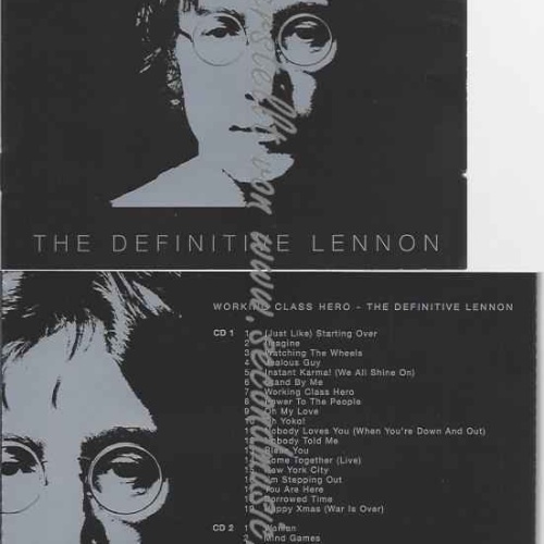 CD--John Lennon  --Working Class Hero - The Definitive Lennon