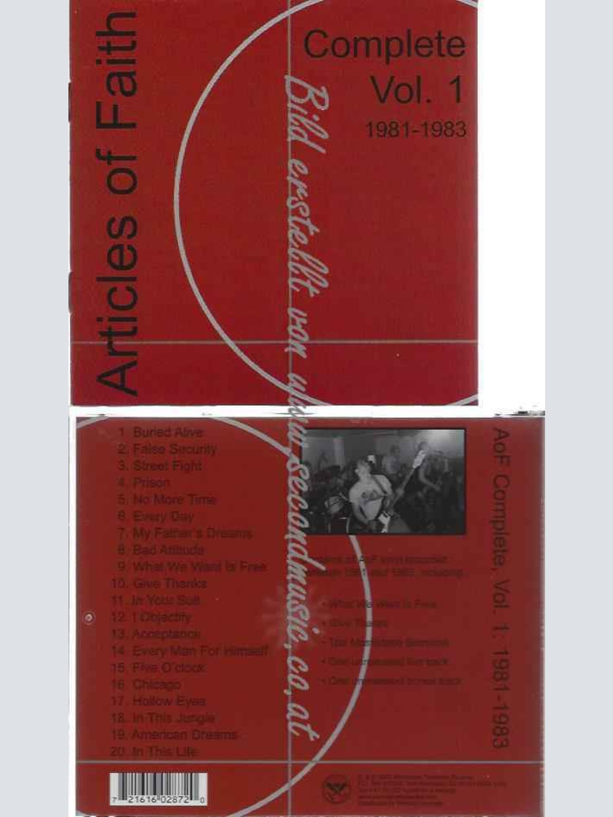 CD--Articles Of Faith  --Complete,Vol.1