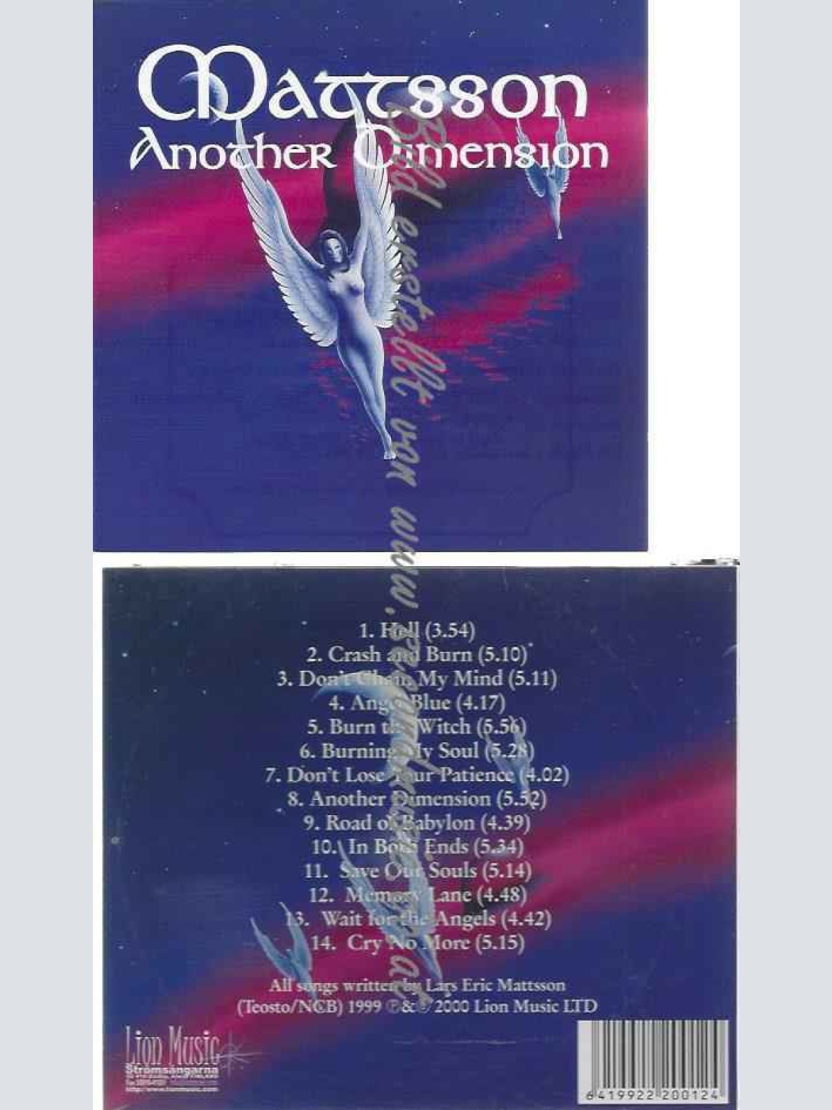 CD--Mattsson  --Another Dimension