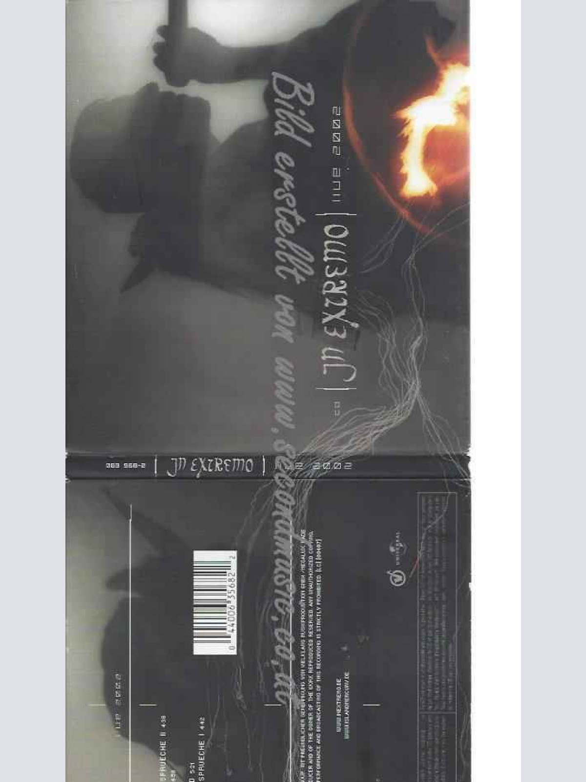 CD--In Extremo  --In Extremo Live