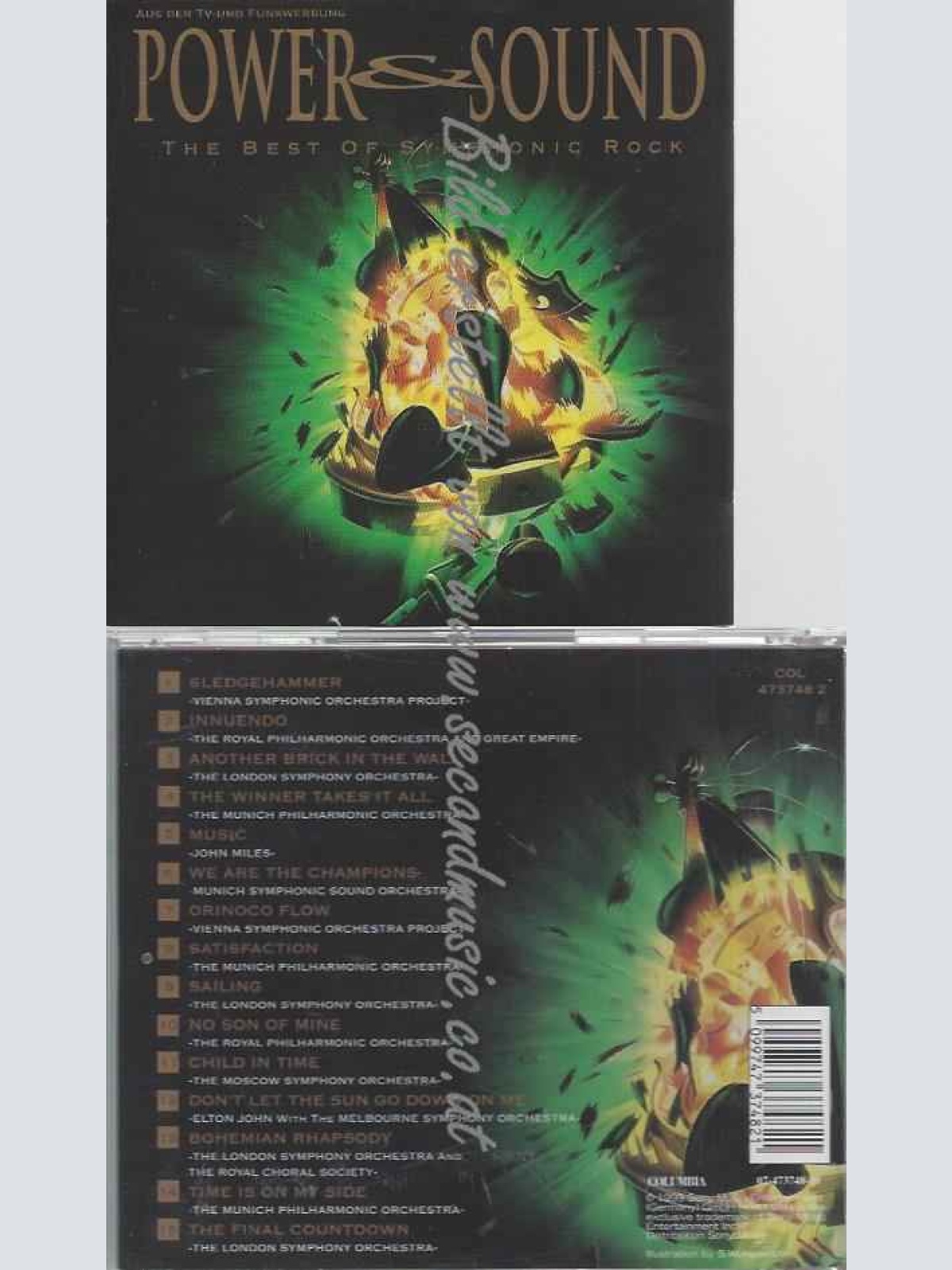 CD--Vienna Symphonic Orchestra Project   - Best oof Symphonic Rock