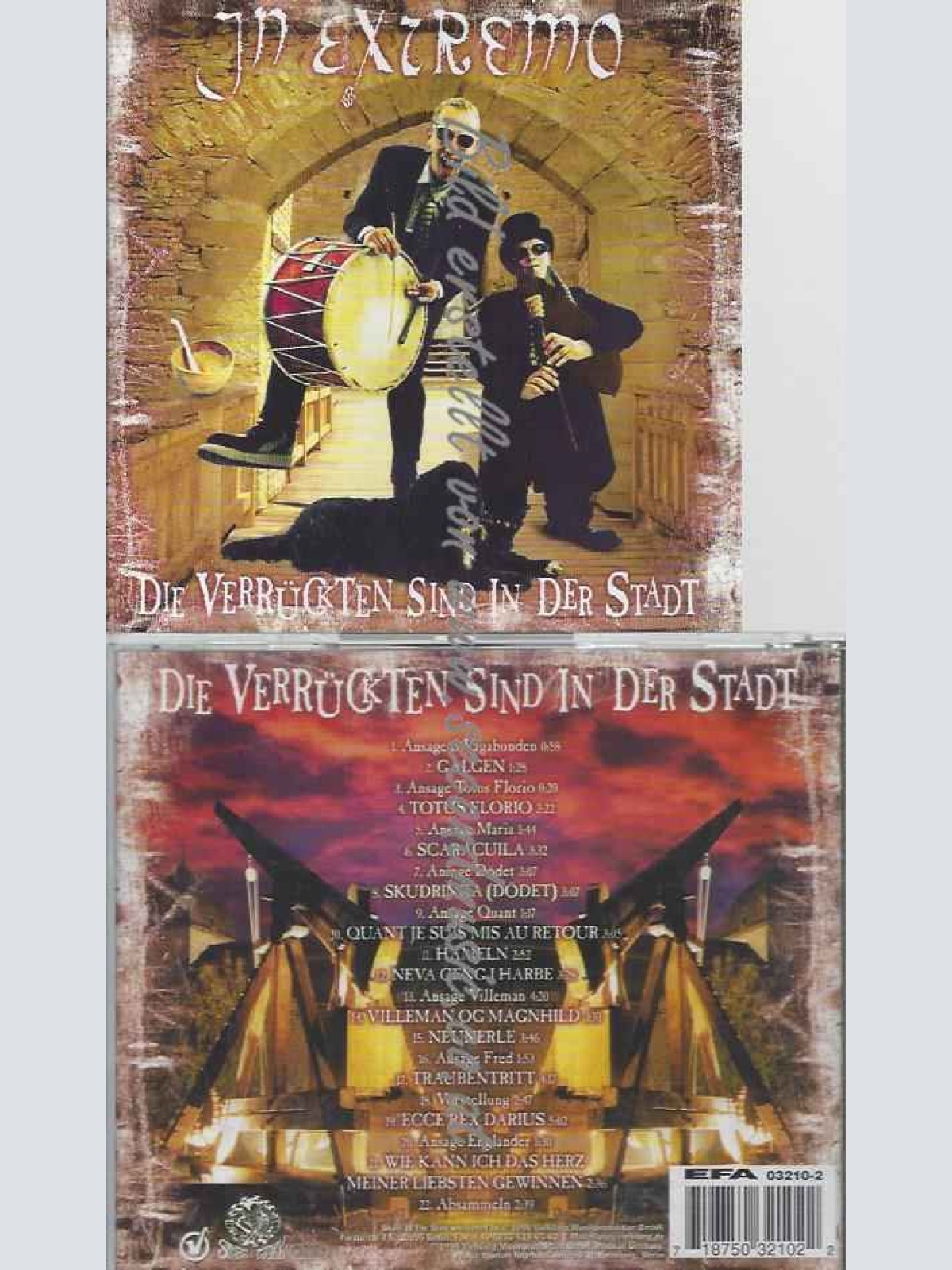 CD--In Extremo  --Die Verrückten sind in der Stadt