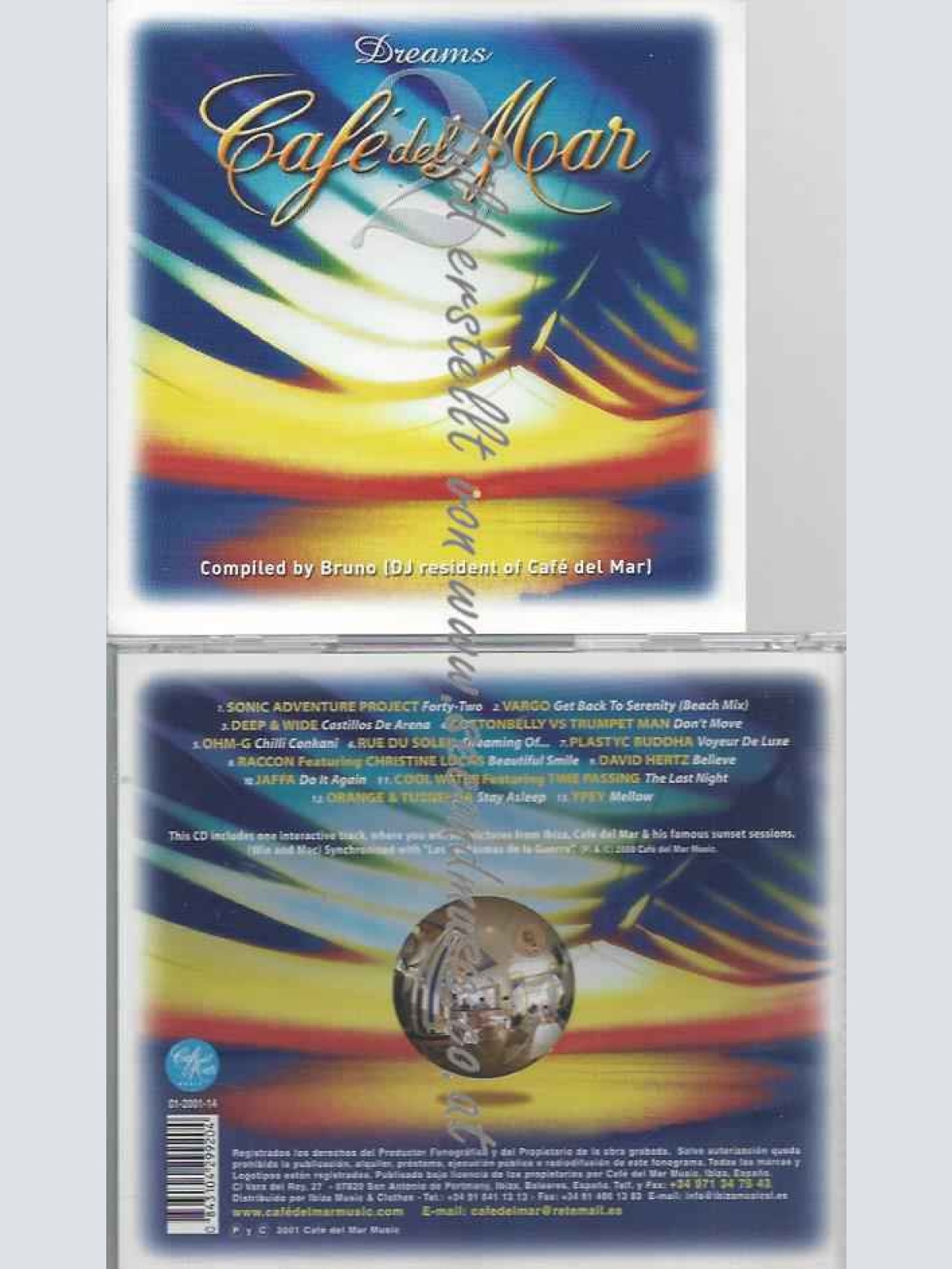 CD--Various  --Cafe del mar - Dreams Vol. 2