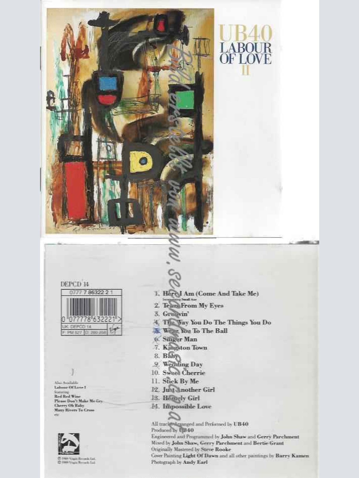 CD--UB 40   --Labour of Love II