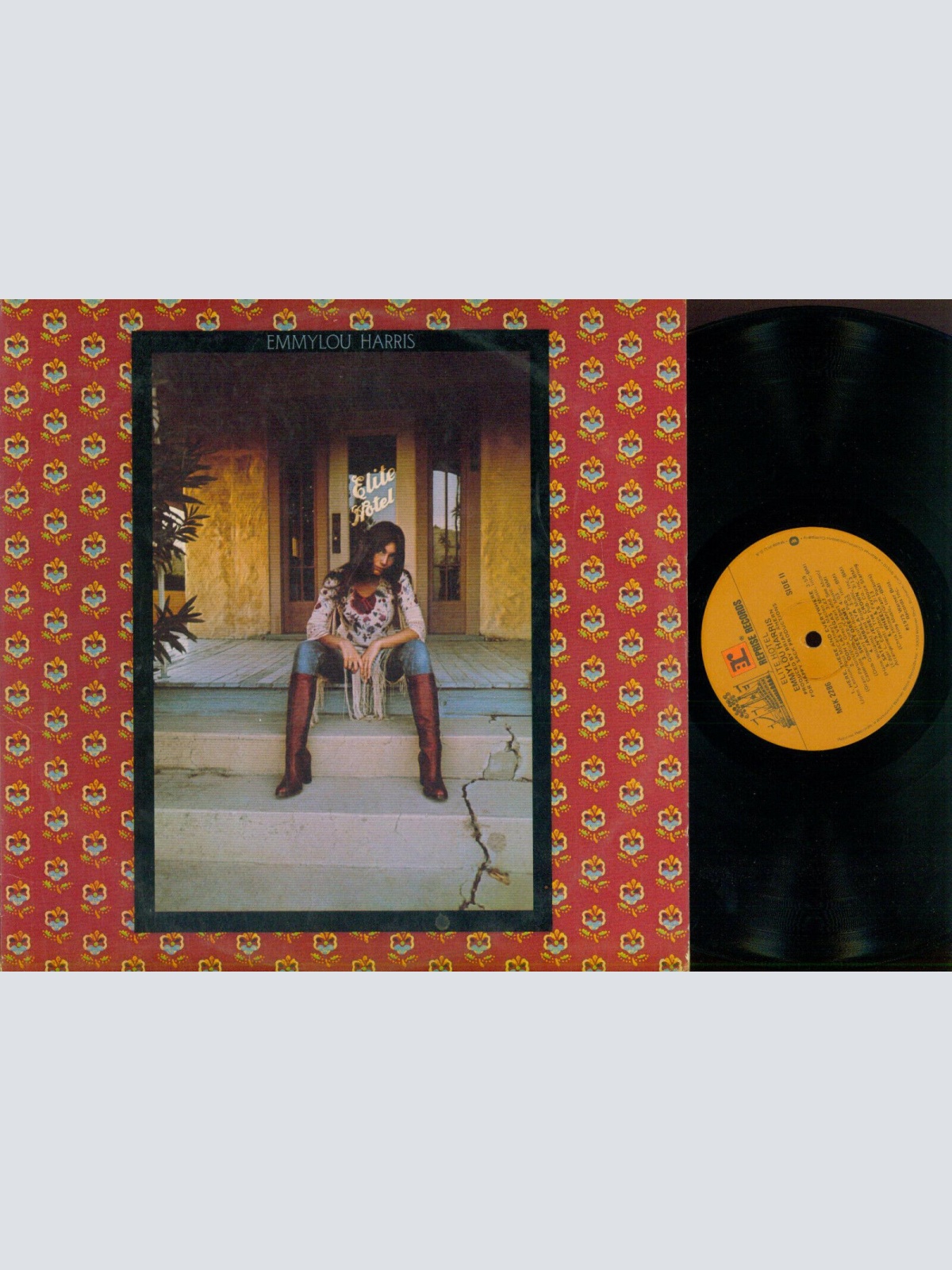 LP--Emmylou Harris – Elite Hotel // US LP
