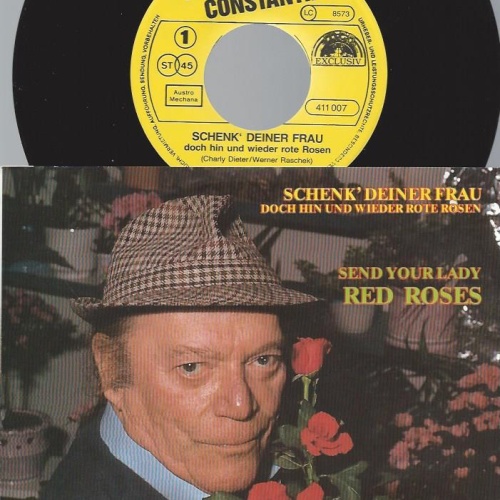 7" Eddie Constantine – Schenk' Deiner Frau Doch Hin Und Wieder Rote Rosen