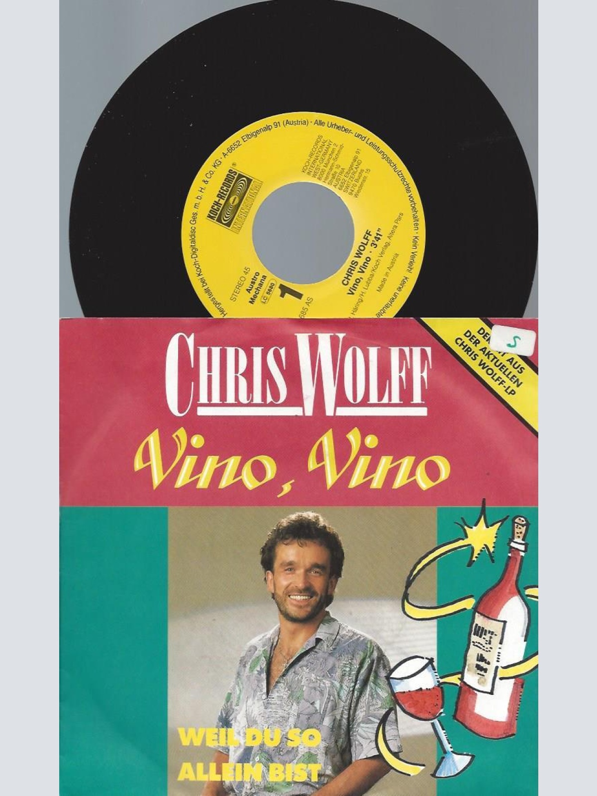 7" Chris Wolff – Vino, Vino