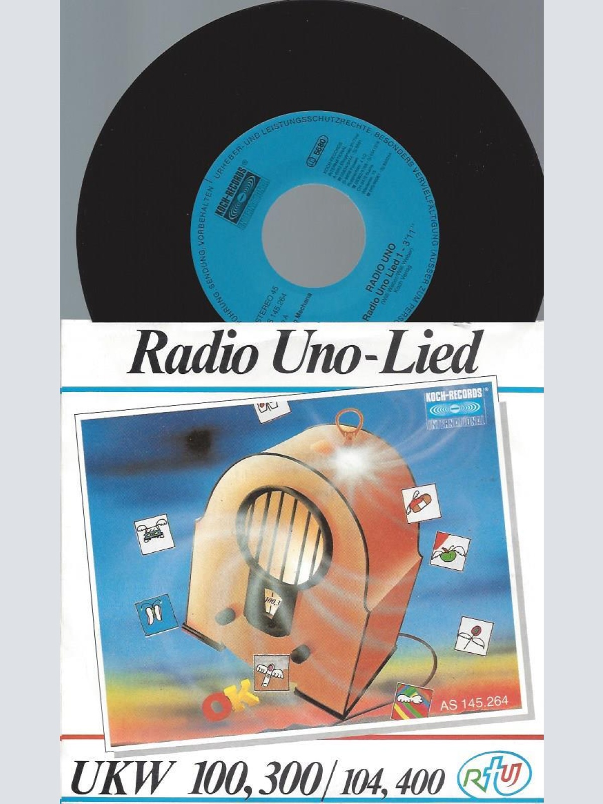 7"  Radio Uno Lied -- Radio Uno