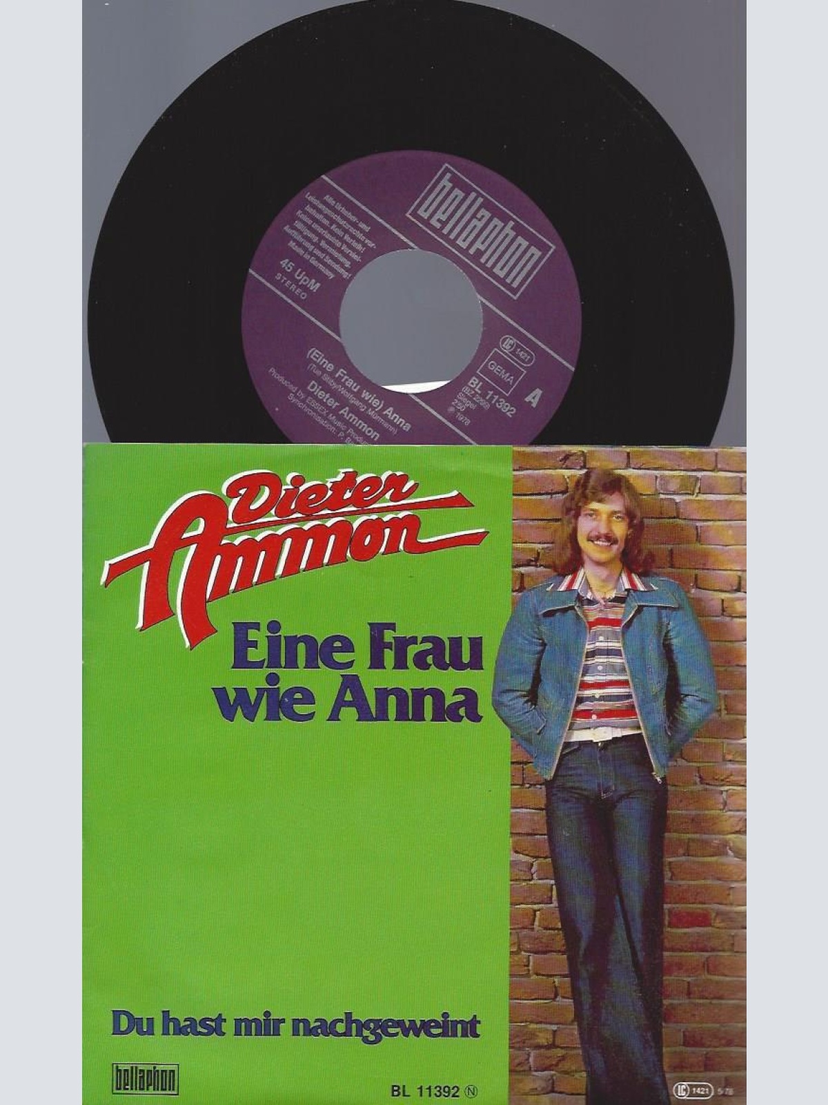 7" Dieter Ammon – Eine Frau Wie Anna