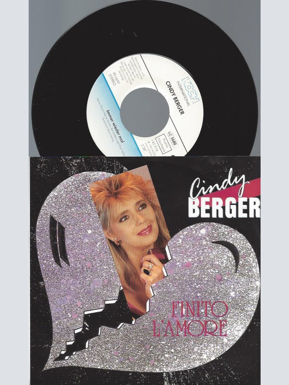 7"  Cindy Berger – Finito L'amore