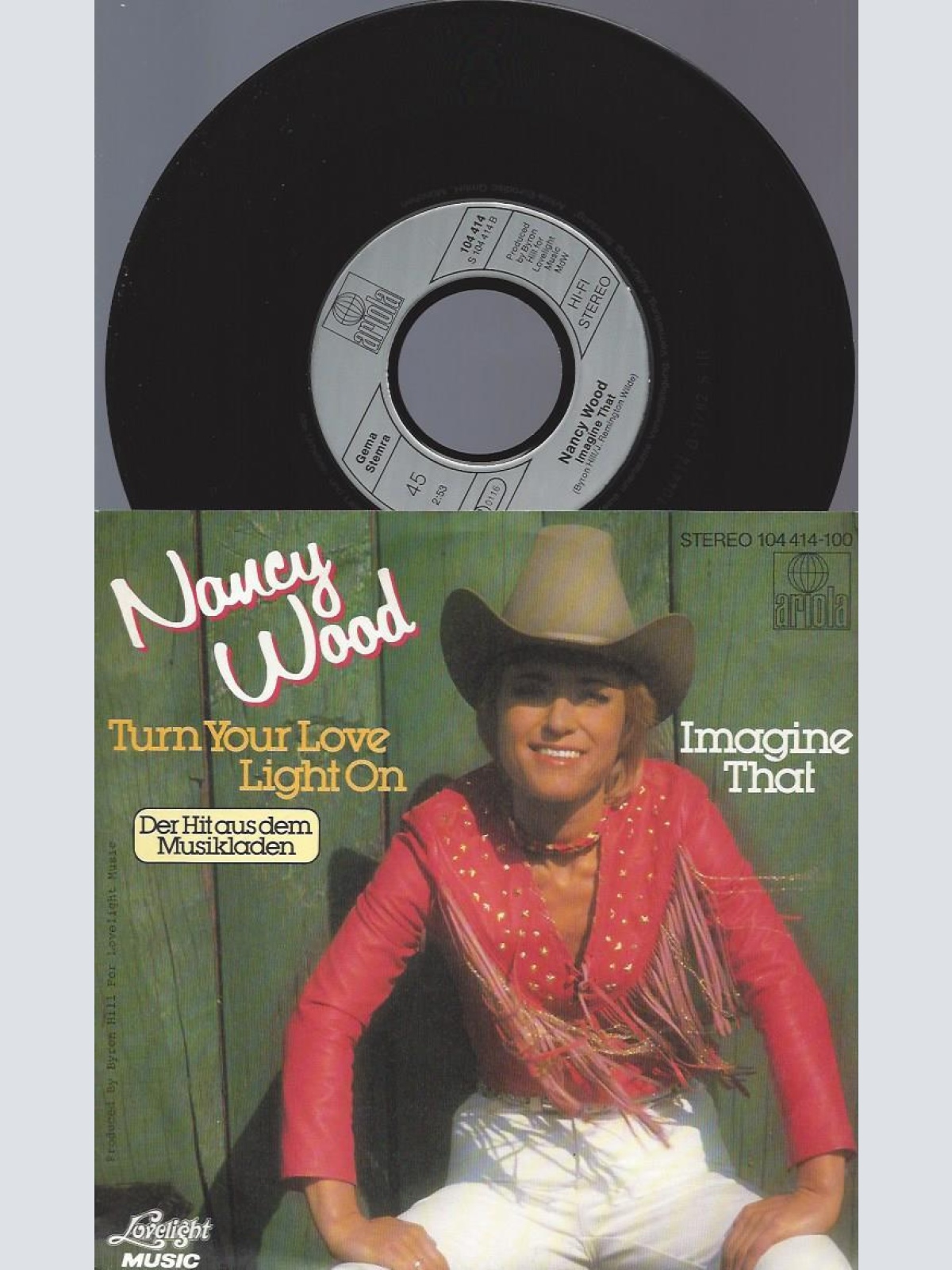 7" Nancy Wood – Turn Your Love Light On