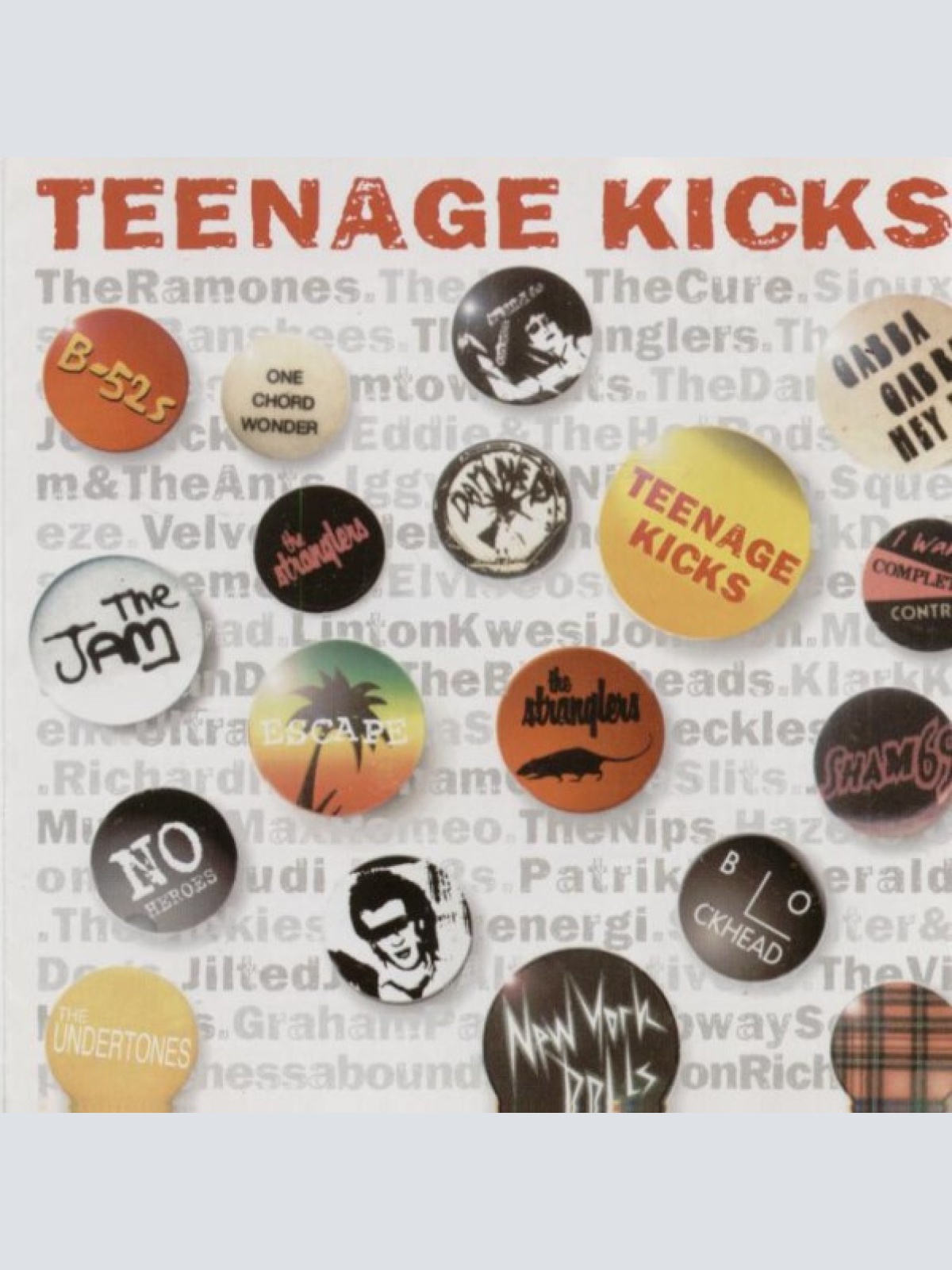 2xCD, Comp Various - Teenage Kicks