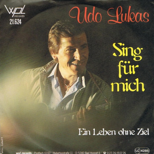 7", Single Udo Lukas - Sing Für Mich