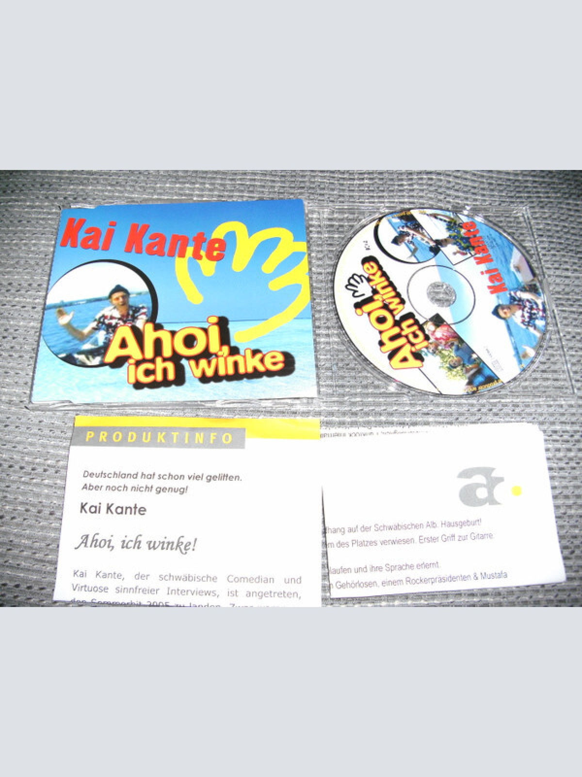 CD, Single Kai Kante - Ahoi, Ich Winke