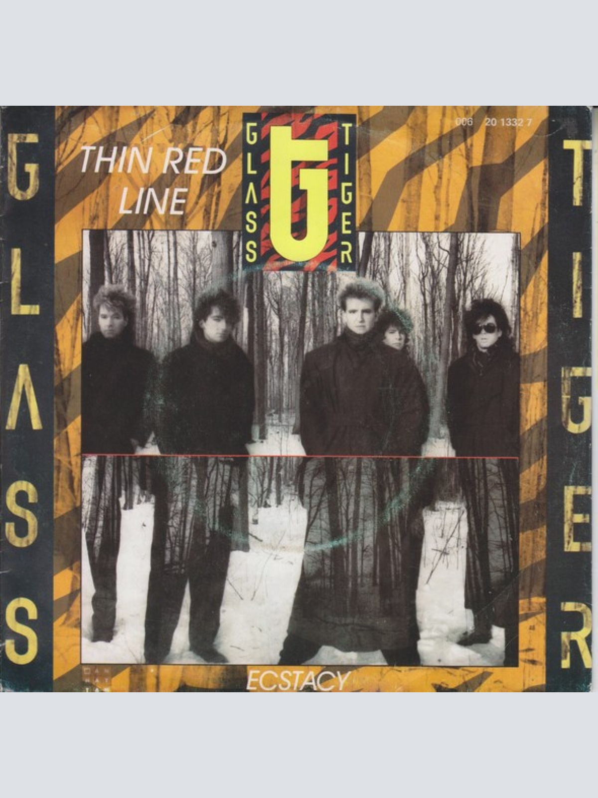 7", Single Glass Tiger - Thin Red Line