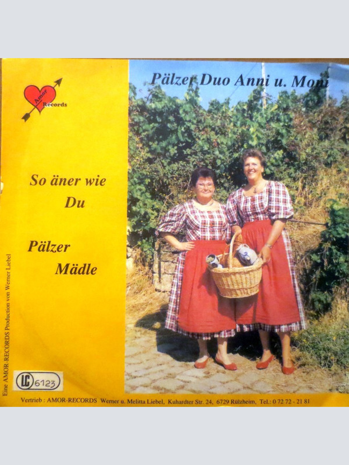 7", Single Anni & Moni - So Äner Wie Du / Pälzer Mädle