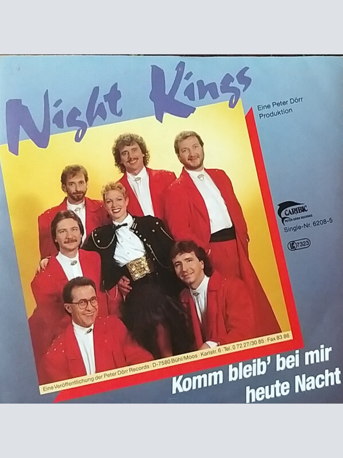 7", Single Night Kings (2) -  Komm Bleib' Bei Mir Heute Nacht