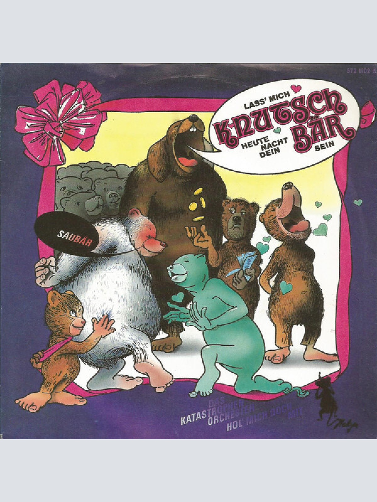 7", Single Katastrophen Orchester - Lass' Mich Heute Nacht Dein Knutschbär Sein