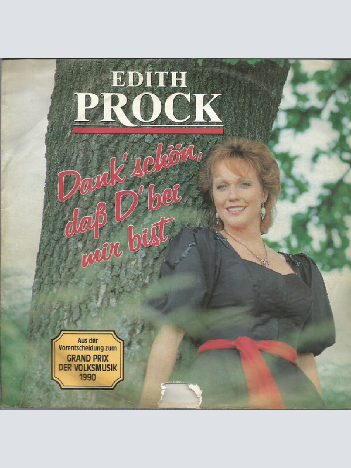 7", Single Edith Prock - Dank' Schön, Daß D' Bei Mir Bist