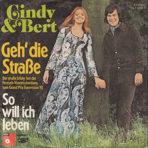 7", Single Cindy & Bert - Geh' Die Straße