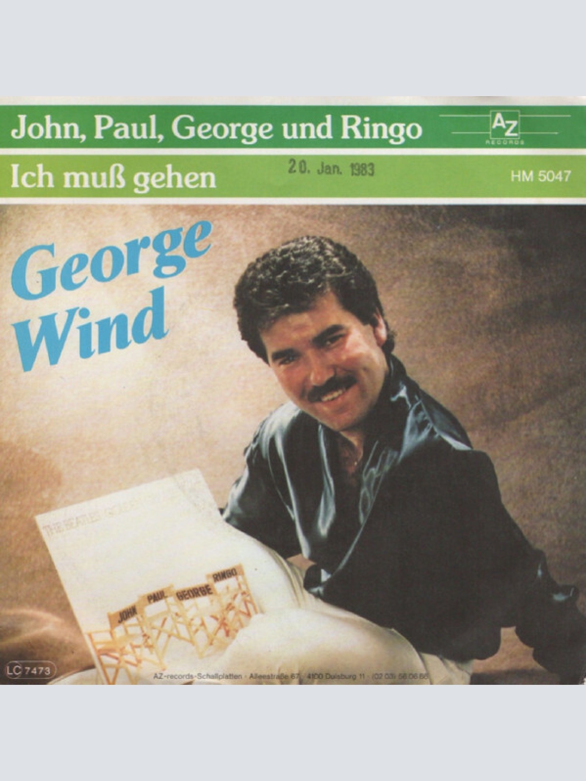 7" George Wind - John, Paul, George und Ringo / Ich Muß Gehen
