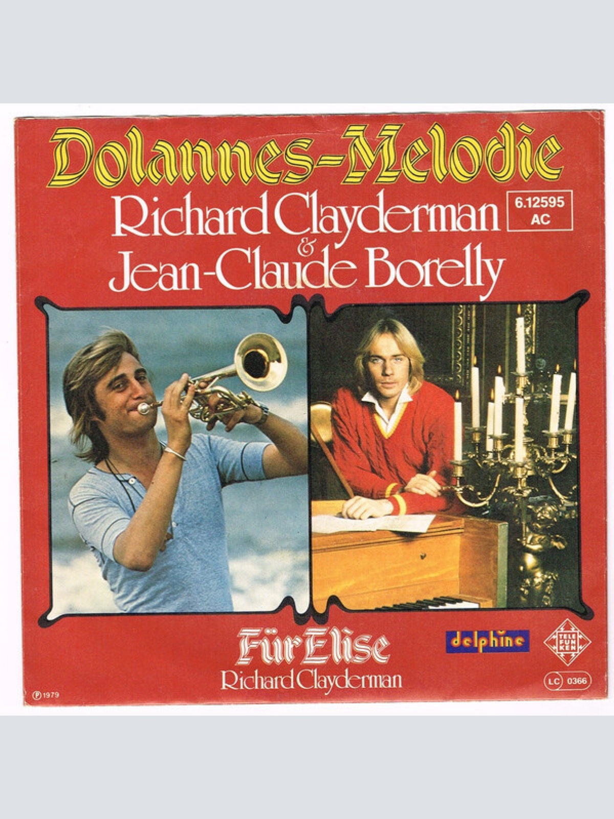 7", Single Richard Clayderman, Jean-Claude Borelly - Dolannes-Melodie