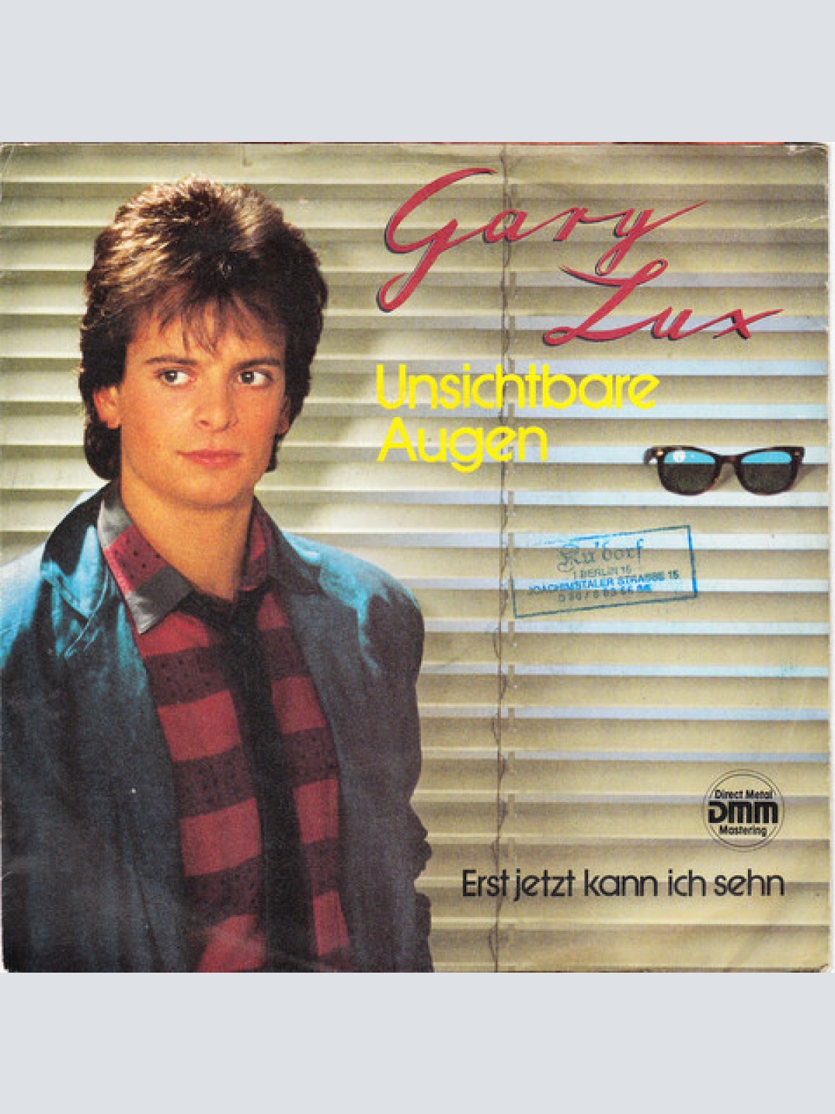 7", Single Gary Lux - Unsichtbare Augen