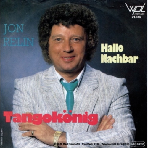 7", Single Jon Relin - Tangokönig