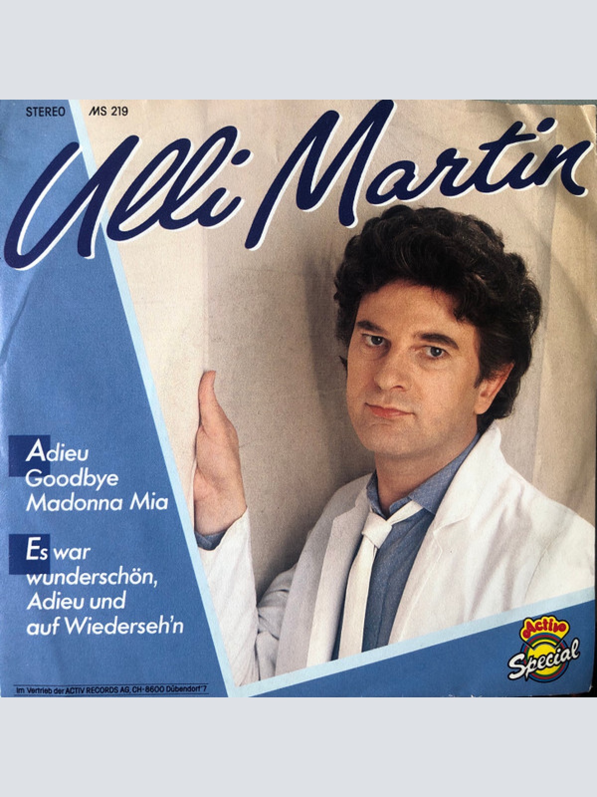 7", Single Ulli Martin - Adieu Goodbye Madonna Mia