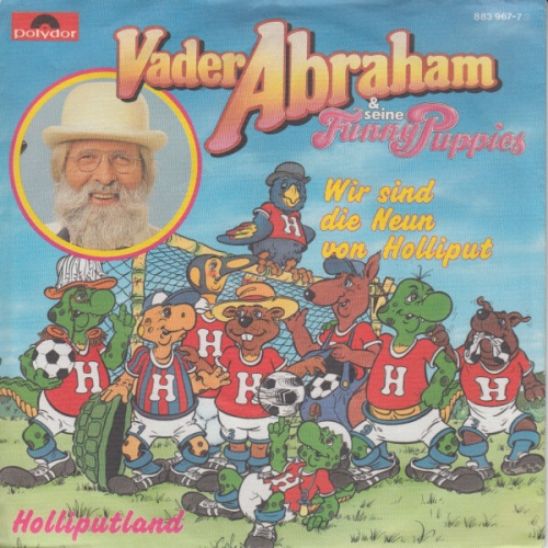 7", Single Vader Abraham Und Seine Funny Puppies - Wir Sind Die Neun Von Holl...