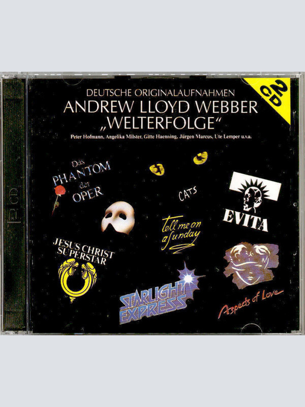 2xCD, Comp Andrew Lloyd Webber - Welterfolge