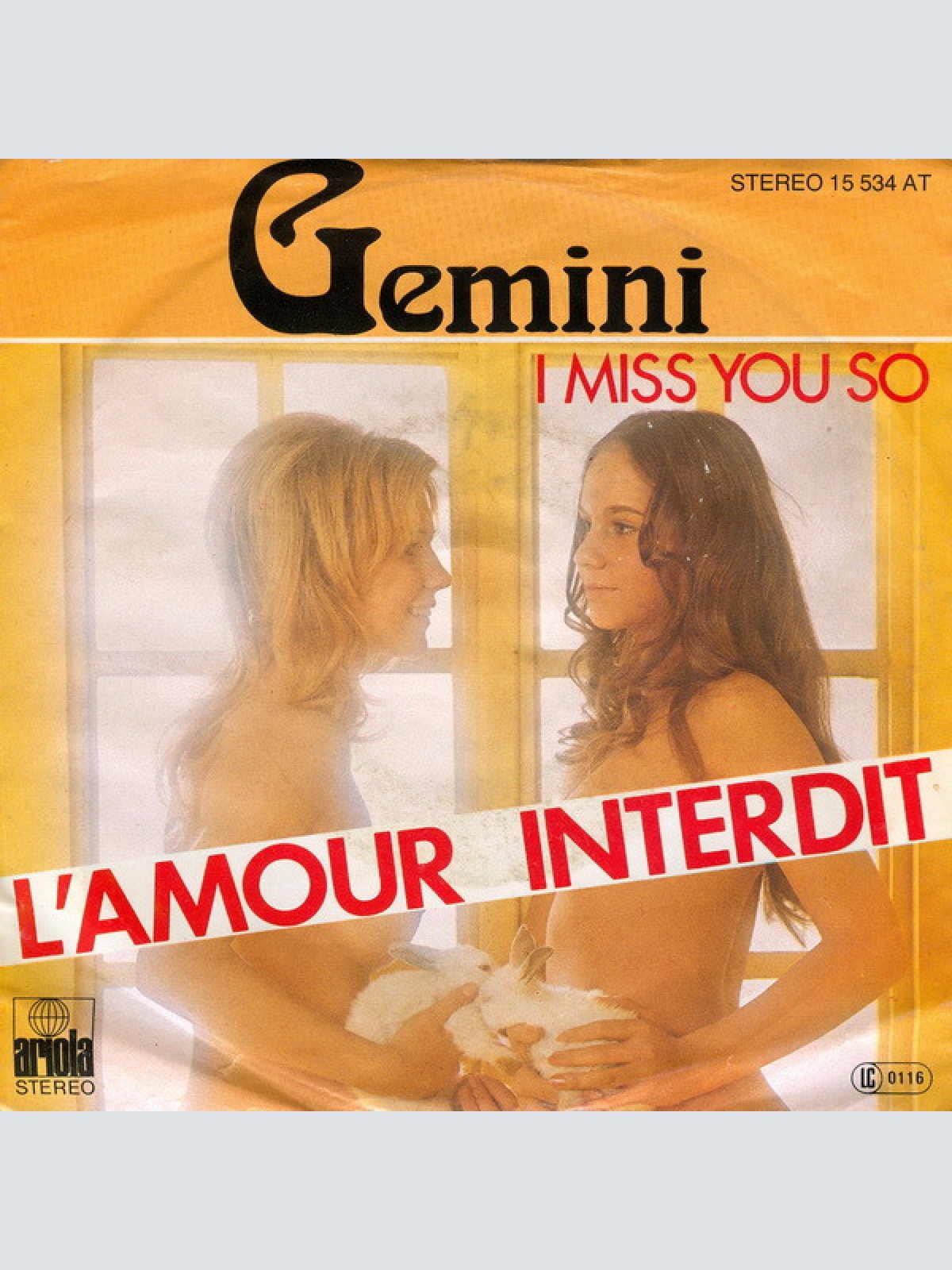 7", Single Gemini (24) - L'Amour Interdit
