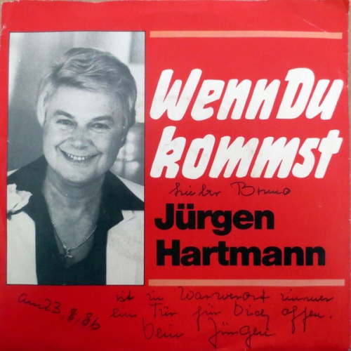 7", Single Jürgen Hartmann (2) - Wenn Du Kommst