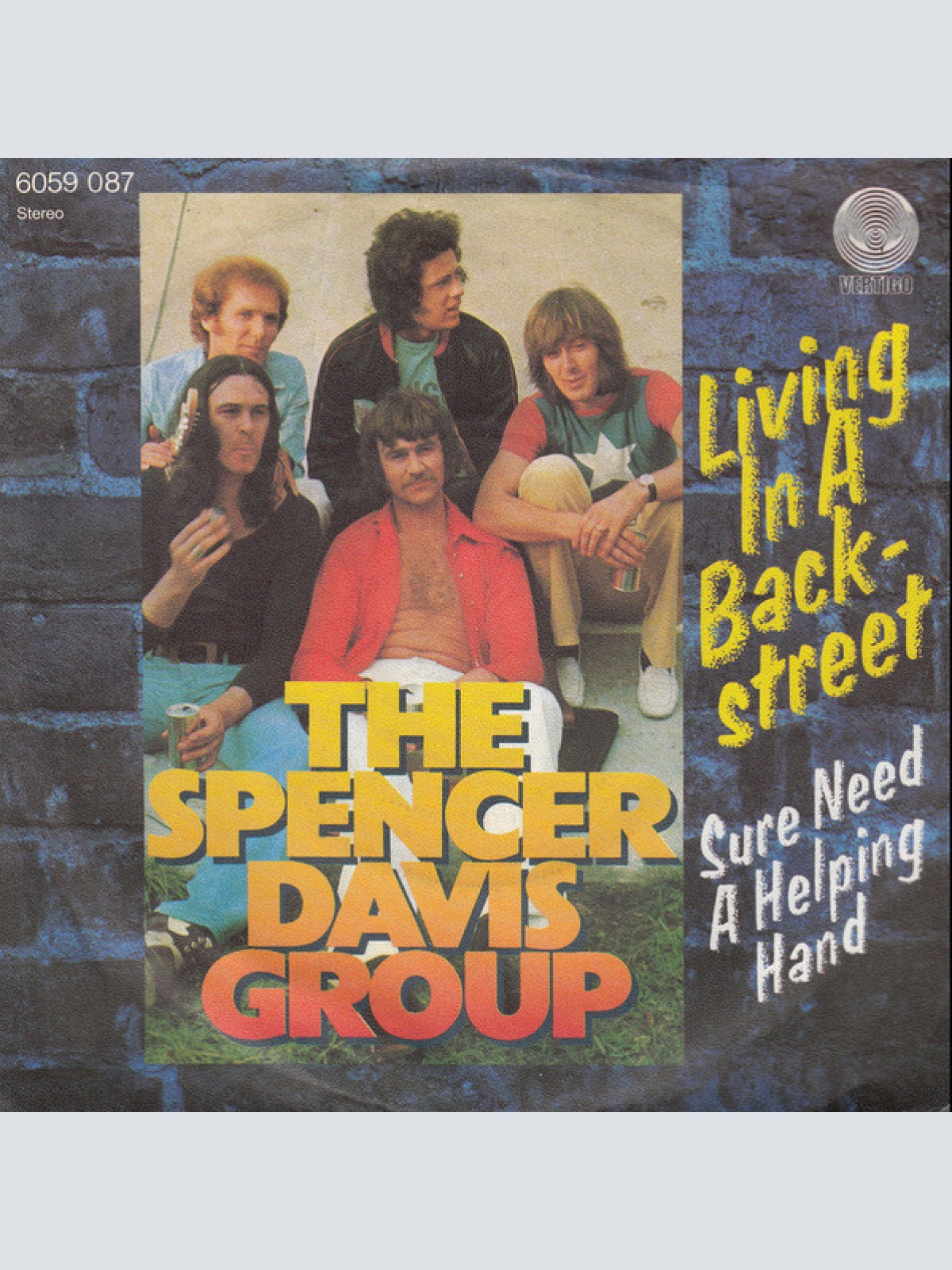 7", Single The Spencer Davis Group - Living In A Back-Street