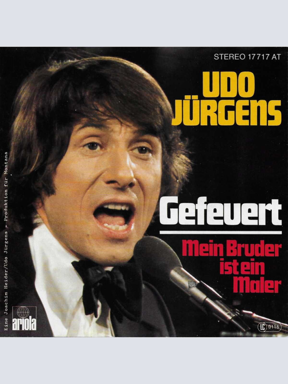 7", Single Udo Jürgens - Gefeuert