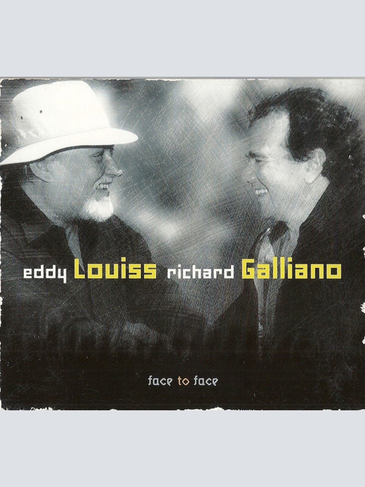 CD, Album Eddy Louiss, Richard Galliano - Face To Face