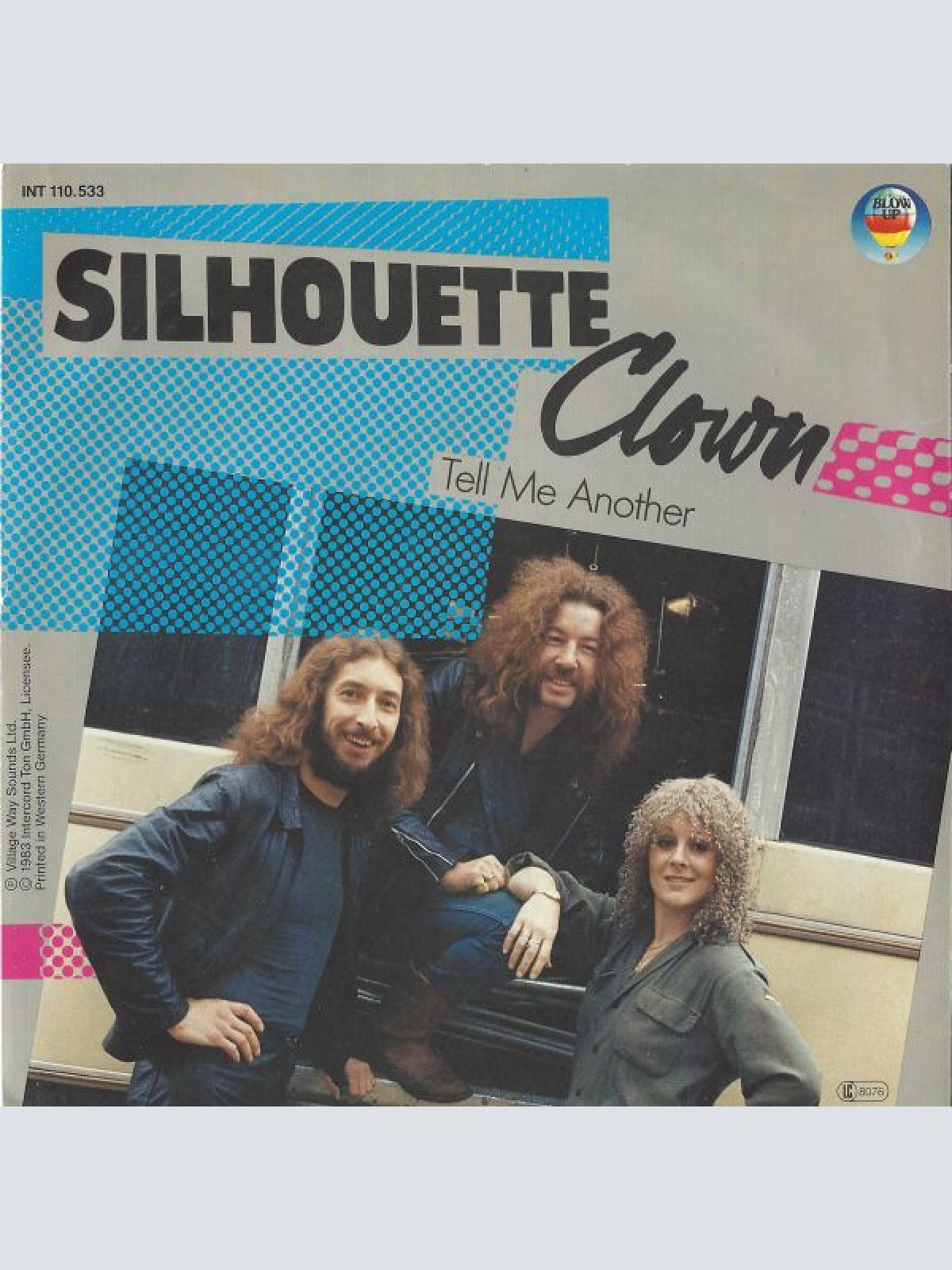 7", Single Silhouette (2) - Clown